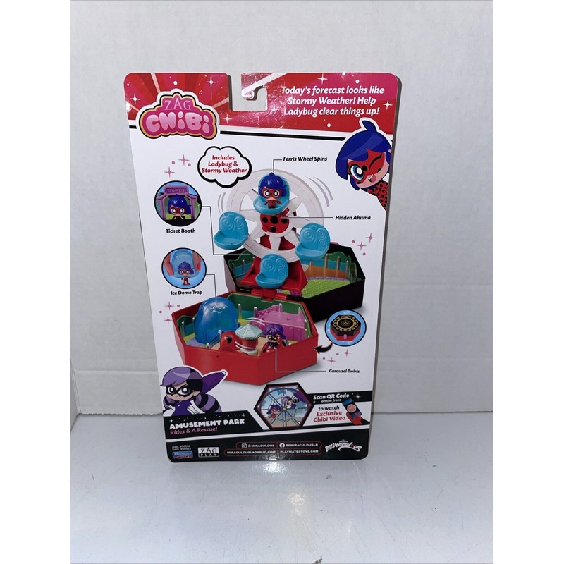 TCG Toys Miraculous Chibi Amusement Park: Rides & A Rescue