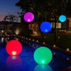 Rukars Floating Ball Pool Light Solar Powered 4 PCS, 14
