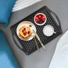 MDLUU Non-Slip Serving Tray with Handles, Food Serving Platter, Set
