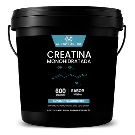 Creatina Muscle Life Monohidratada 3kg 600 Servicios Varios