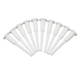 FASTROHY 10Pcs Air Stopper Plug Valve Nozzles Pin for 45cm 55cm 65cm 75cm 85cm Yoga Ball Gym Ball Fitness Exercise Ball Jump Ball Inflatable Bed, White
