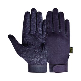 AK Cotton Grip Horse Riding Gloves AKRS-8485 (XS, Brown)