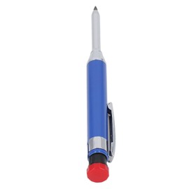 Mechanical Carpenter's Pencil, Durable, Long Nose, Deep Hole Marking Tools for Woodworking, Architect Construction (Blue)