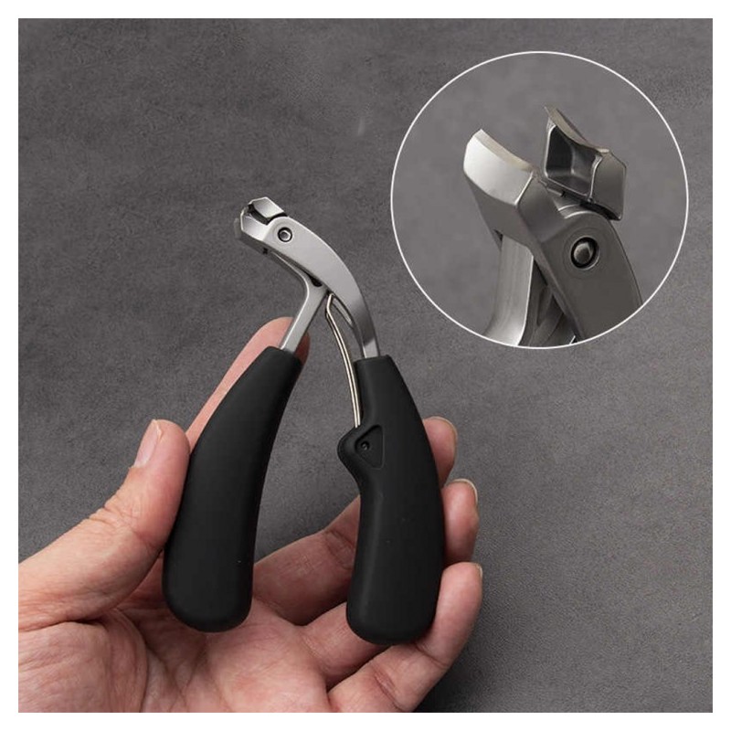 핑쇼97 Thick Toenail Clipper with Non-Splash Design