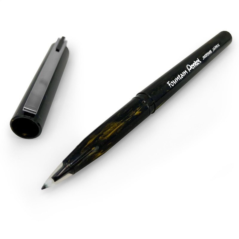 Pentel Disposable Fountain Pen – JM20 – Marbleized Gold and