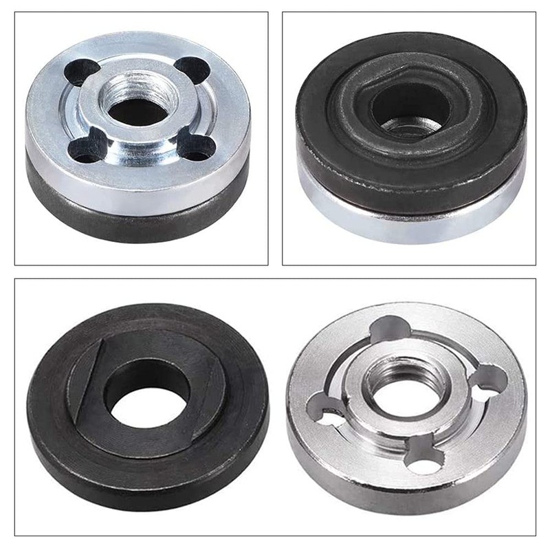 3 Pair Metal Inner Outer Flange Accessories Angle Grinder Flange