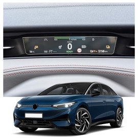 CDEFG Compatible with VW ID.7 ID7 2024 Instrument Panel Protective Film 4H Scratch-Resistant Screen Protector Navigation Film ID7 Accessories Pack of 2