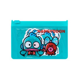 Sanrio 319490 Sticker & Case Set (Hankyodon to Sayuri Ukiukiyolife) Sticker Stationery PVC 10 Patterns x 1 Each