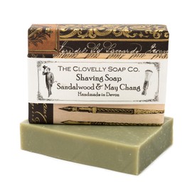 Clovelly Soap Co Natural Handmade Shave Soap Bar with Mandarin & Ylang for all Skin Types 100g