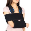 Arm Sling Brace Shoulder Immobilizer (Black) - Large