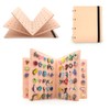 storage organizer collection books for shoe buckles charms pin accessories