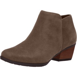 Blondo Women's Villa Waterproof Ankle Boot, Dark Taupe Suede, 8 M US