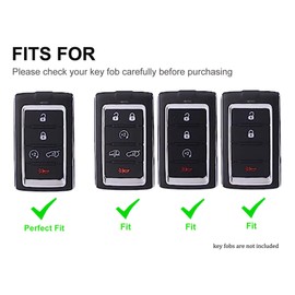 Key Fob Cover for Jeep with Keychain Soft TPU Car Key Shell Case Protector Compatible with Jeep Grand Cherokee L 2022 Grand Wagoneer 2022 Wagoneer 2022 Grand Cherokee L 2021 (White)