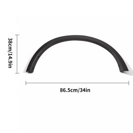 ZXMT For 2014-2016 Nissan Rogue Rear Left &Right Fender Flare Trim Wheel Arch Molding