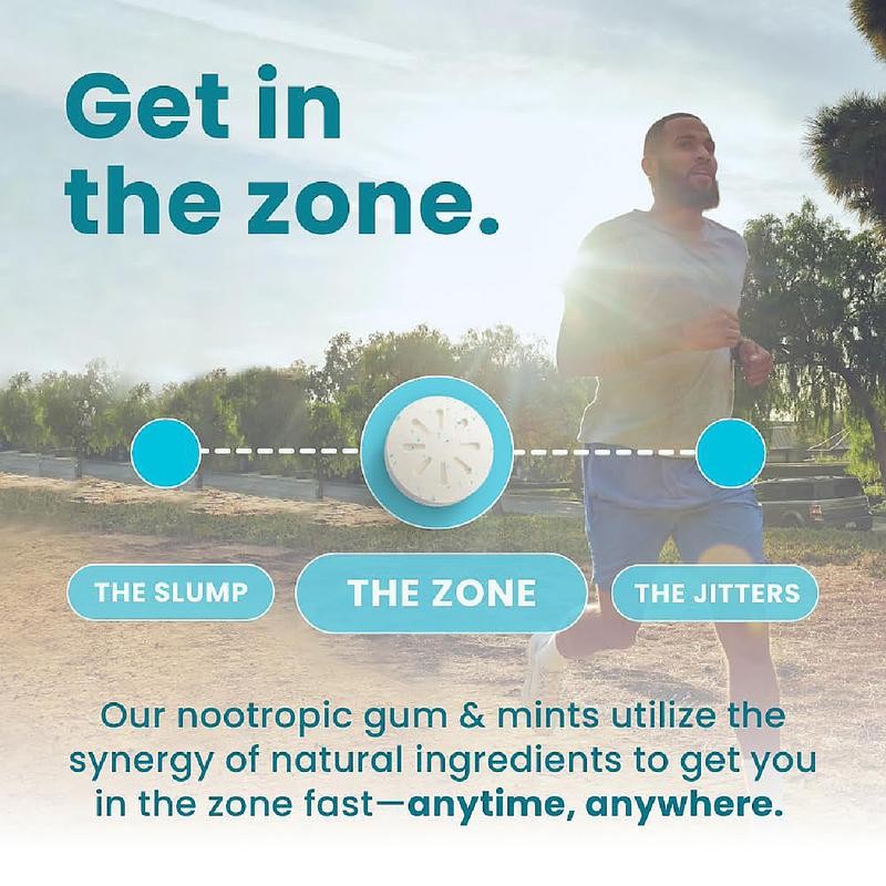 Back to School Gum: Energy & Focus - Caffeine Nootropics