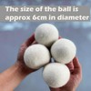 6Pcs Wool Dryer Balls Reusable Magic Laundry Dryer Balls for