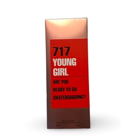 Secret Plus 717 Young Girl Eau de Parfum - Are You Ready To Go Skateboarding? Eau de Parfum, 3 Fl Oz, Floral-Fruity Fragrance