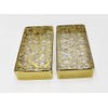 JCHFR 2 PCS Brass Guitar Pickup Covers, Gold, Humbucker Guitar