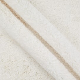 Shannon Minky Luxe Cuddle Artic Rabbit Natural, Fabric by The Yard