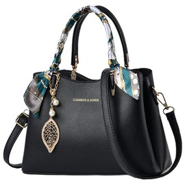 GDGZJJD Women's Shoulder Bag, 3-Way Cross-body Design, Multicolor, High-grade Blunt Print, Waterproof, Magnetic Closure, For Business, Work, Gift, Ceremony Bag, white, Free size