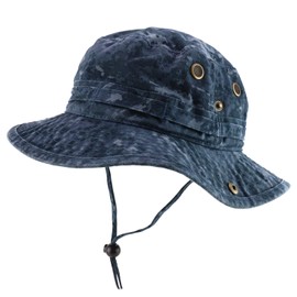 Armycrew Sombrero de caza de algodón lavado con diseño de camuflaje, Midnight Digital, Medium