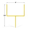 GoSports 8 ft PRO Kick Challenge Field Goal Post Set
