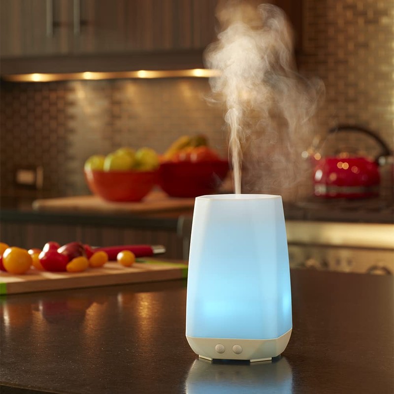 HoMedics, Connect Ultrasonic Aroma Diffuser, White | 140mL Humidifier with