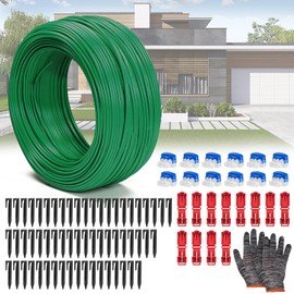 Boundary Cable Robotic Lawnmower, 60 m Robotic Lawnmower Cable Diameter 2.7 mm, Lawn Mower Wire Made of Galvanised Copper, Compatible with Gardena Bosch Husqvarna Worx Honda Robomow