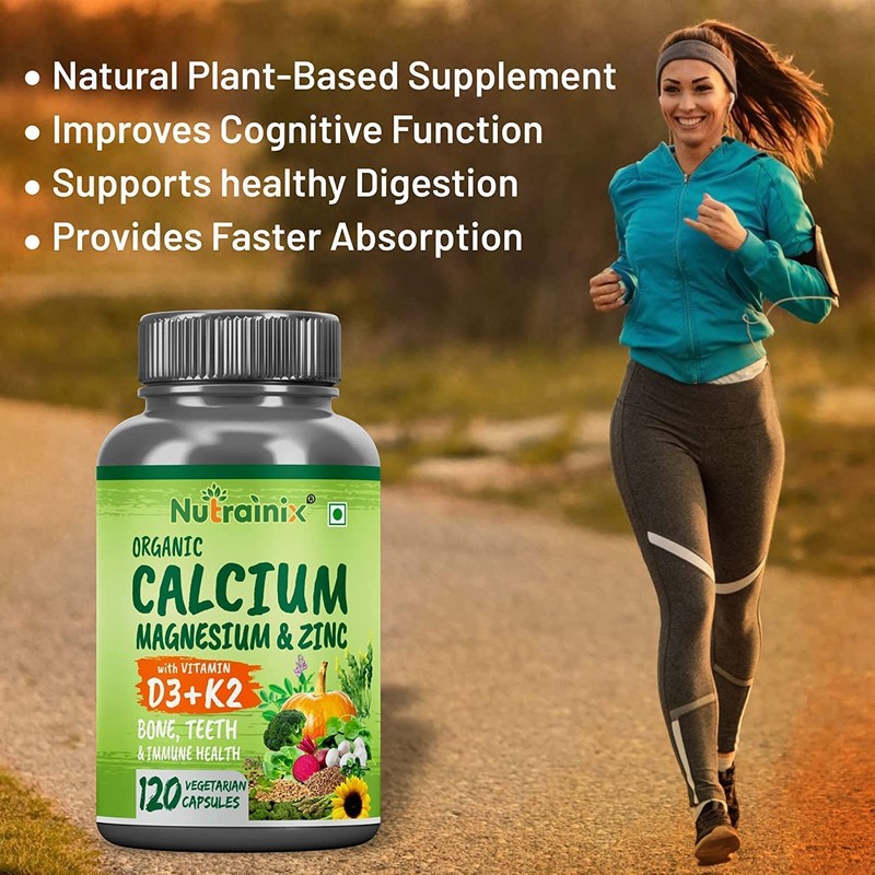 SENTA SENTA Plant Based Organic Calcium, Magnesium, Zinc, D3 &