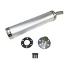 2 Stroke 2st Chamber Muffler Silencer Silver Black Blue Red