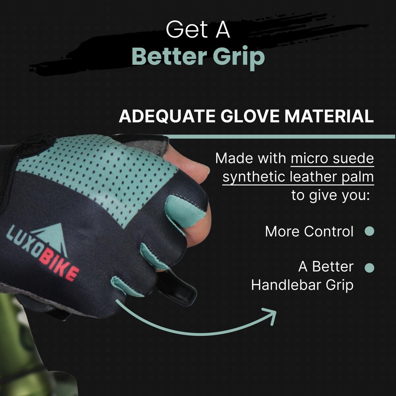 Cycling Gloves (Gray - Half Finger, X-Large)