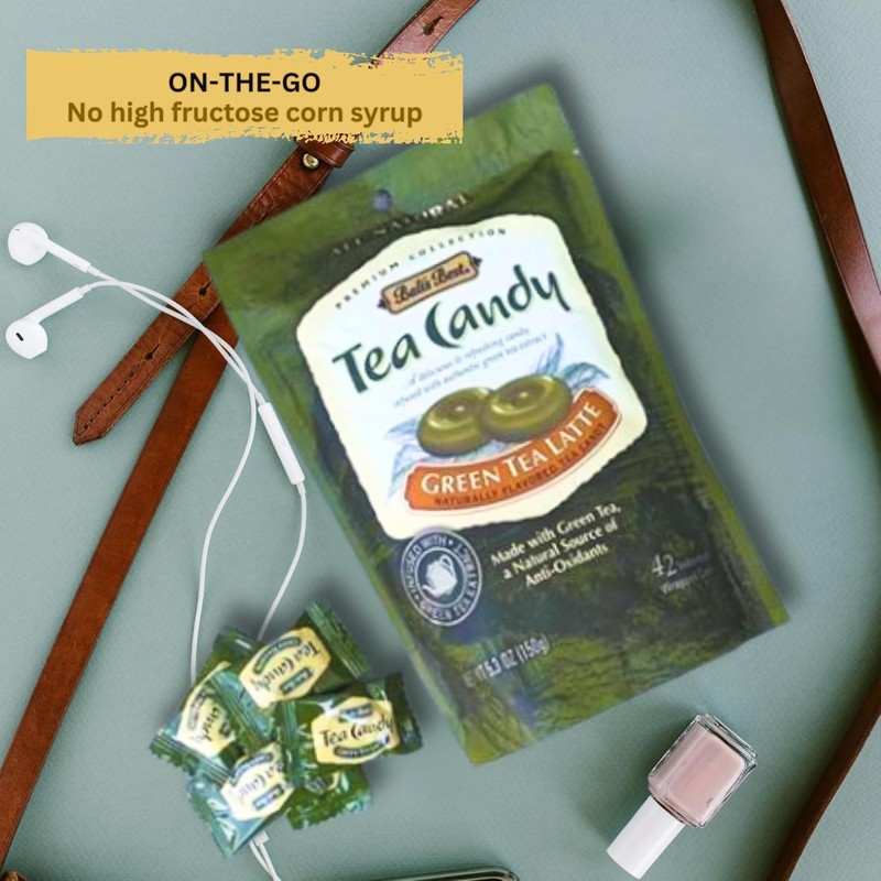 Bali's Best Green Tea Latte Candy, 5.3 Oz (Pack of