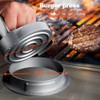 Hamburger Press, Smash Burger Press Flat, Burger Smasher for Griddle,