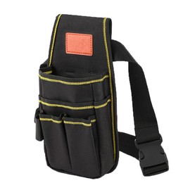 Tool Belt, Small Tool Pouch with Belt Clip, Electrician Tool Pouch, Tool Belt Pouch for Men, Utility Pouch with Adjustable Belt for Electrician,Carpenter,Construction, 7 Pocket Organizer