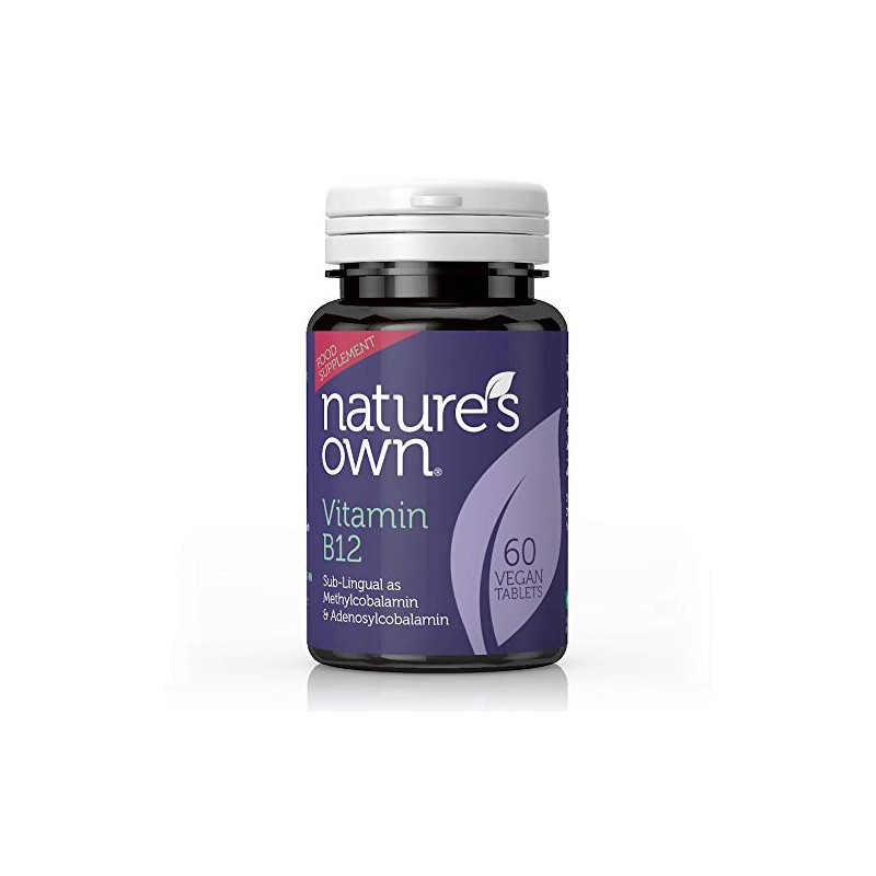 Nature's Own Vitamin B12 Sub-lingual as Methylcobalamin & Adenosylcobalamin (60