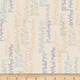 Art Gallery Fabrics Art Gallery Stretch Jersey Knit Gramercy City Lights Day, Cream