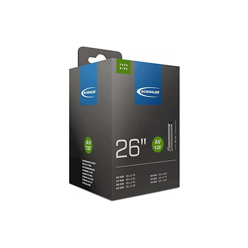Schwalbe AV13F Tube Schrader - 26 x 2.1-3.0 Inches