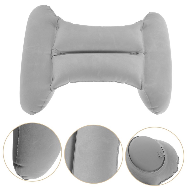 OHPHCALL Airplane Pillow Automatic Inflation Lumbar Support Pillow for Car