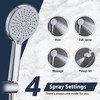 UCLIMAA 10 Inch Rain Shower Head with Handheld System, 24"