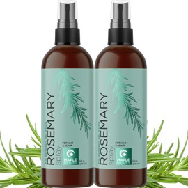 Maple Holistics Rosemary Hair Spray 8oz with Sprayer 2-Pack