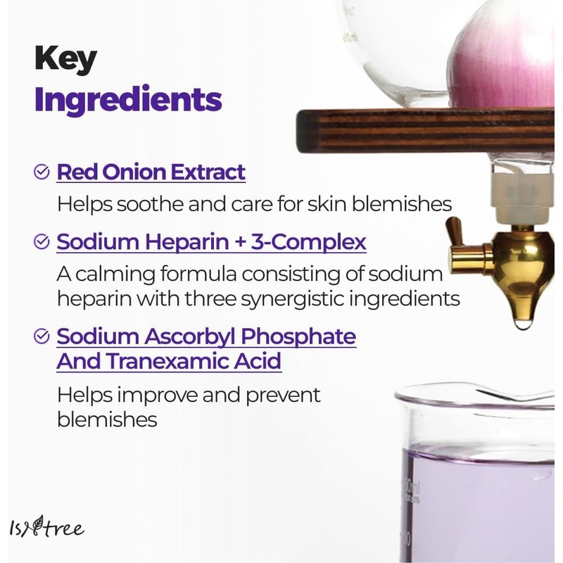 IsNtree Onion Newpair Gel Cream skin soothing,hydration,care acne spots and
