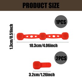 3pcs Air Fryer Magnet Silicone Buckle, Air Fryer Liner Magnets for Holding Parchment Paper Magnetic Holders Accessories for Locking Disposable Liners & Preventing Paper to Burn (Red)