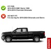 EGOVO Stake Pocket Covers for 2014-2018 GMC Sierra 1500,Chevy Silverado