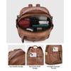 FADEON Mini Backpack Purse for Women, Designer Leather Cute Roomly