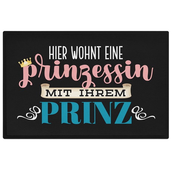 Trendation - Hier Wohnt Eine Prinzessin mit Ihrem Prinz Doormat