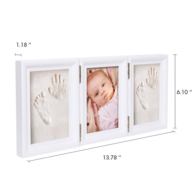 BabyIn Deluxe Casting Keepsake Kit für Baby Handprint oder Footprint