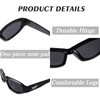 PEGH Futuristic Sunglasses for Men Women Wrap Around Fashion Sun