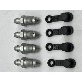ABS brembo bleeder screw & cap 4 Pack fits StopTech / Brembo replaces 41.000.0011