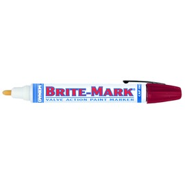 DYKEM - BRITE-MARK® 40 Threaded Cap Valve Action Permanent Paint Markers (Single Marker) | Blue