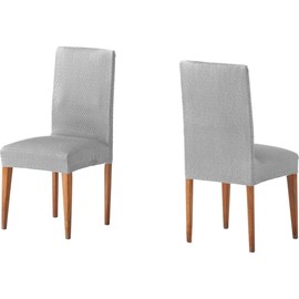 ECOMMERC3 2 x Elastic and Extra Soft Backrest Covers, Colour Alma - 2 Adjustable Backrest Covers, 100% Made in Spain